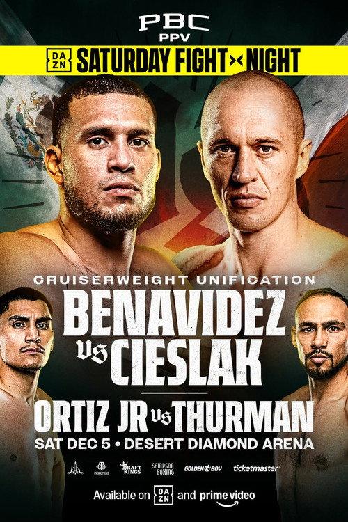 David Benavidez vs. Michal Cieslak 2026 official movie poster