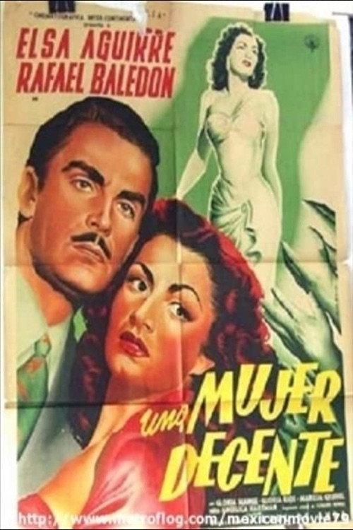Una mujer decente 1950 official movie poster