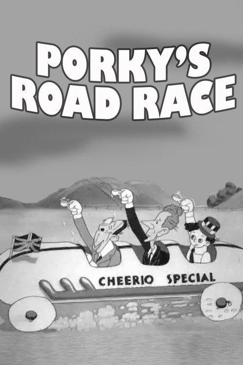 Porky's Road Race 1937 official movie poster