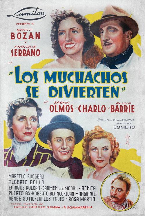Los muchachos se divierten 1940 official movie poster