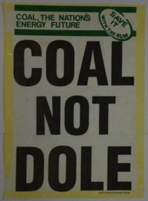 Coal Not Dole 1984 official movie poster