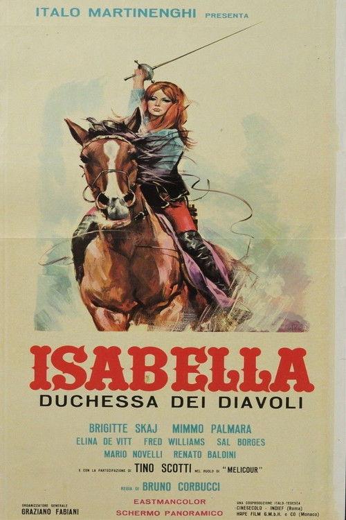 Isabella, Duchess of the Devils 1969 official movie poster