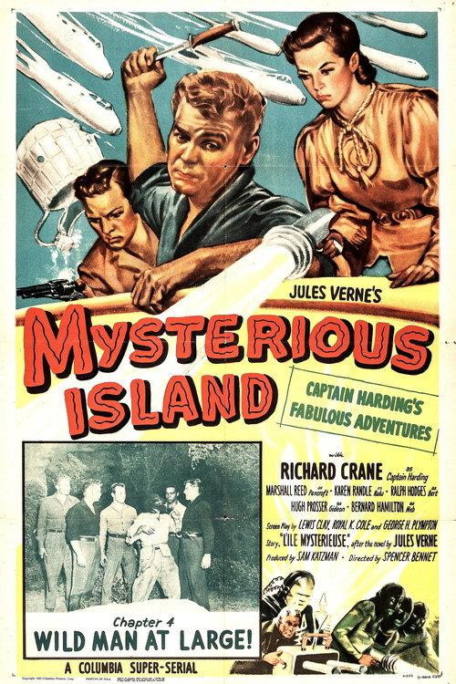 Mysterious Island 1951 official movie poster