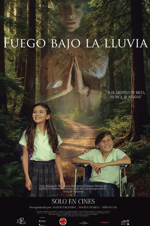 Fuego Bajo La Lluvia 2025 official movie poster