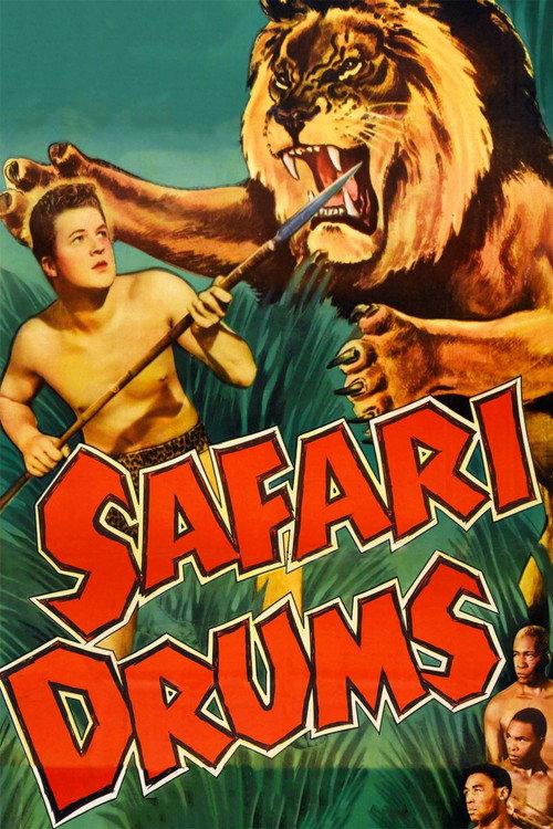 Safari Drums 1953 official movie poster