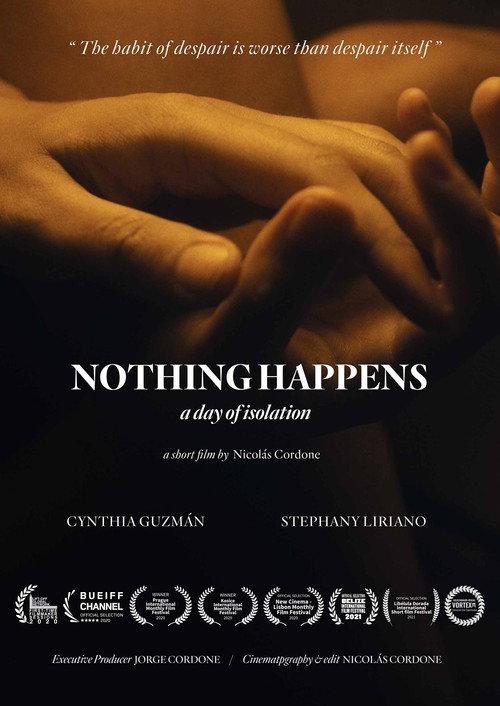 Nothing Happens, a day of isolation 2020 official movie poster