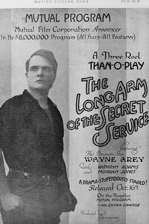 The Long Arm of the Secret Service 1915 official movie poster