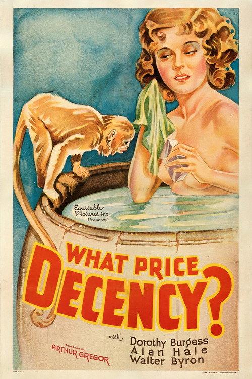 What Price Decency 1933 official movie poster