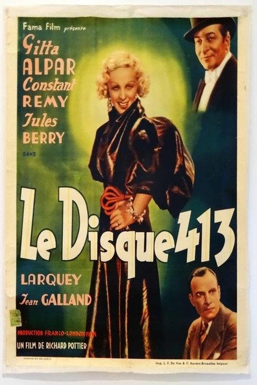 Disk 413 1936 official movie poster