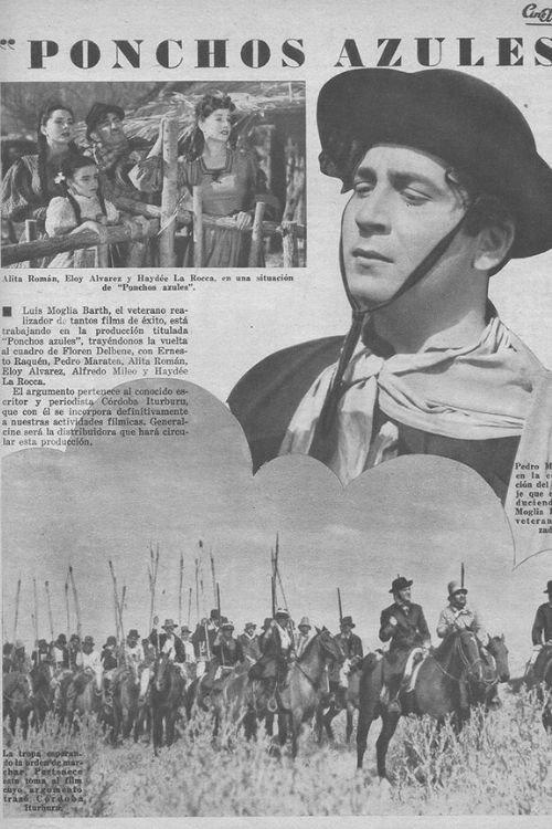 Ponchos azules 1942 official movie poster