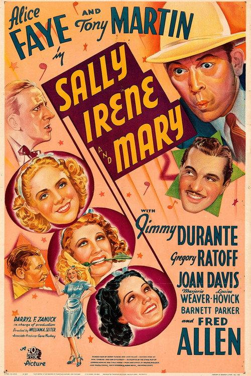 Sally, Irene and Mary 1938 official movie poster