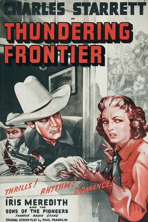 Thundering Frontier 1940 official movie poster