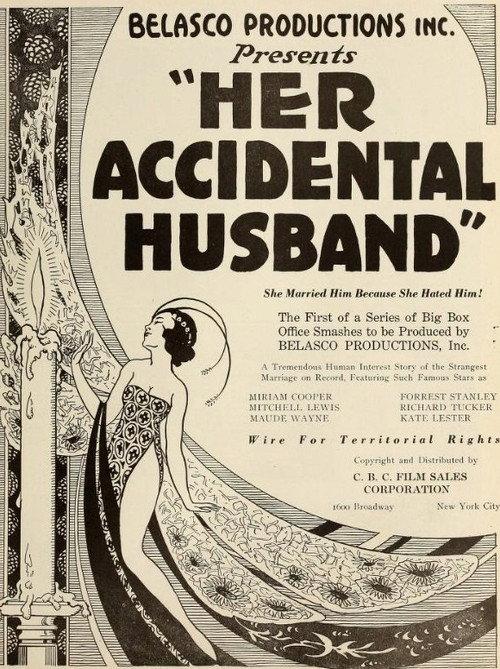 Her Accidental Husband 1923 official movie poster