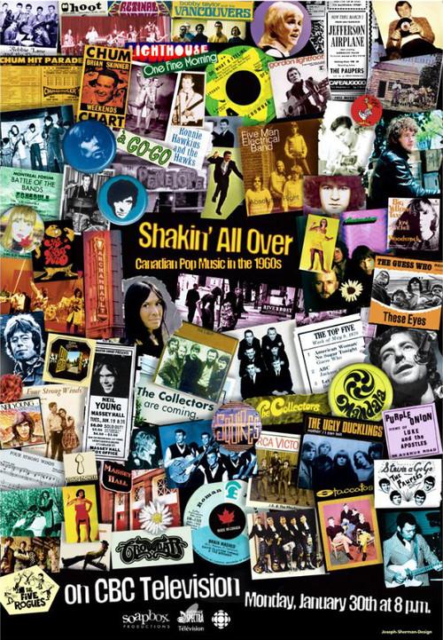 Shakin All Over: Canadian Pop Music in the 1960s 2005 official movie poster