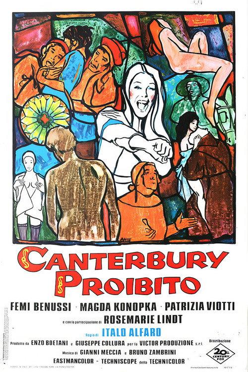Canterbury proibito 1972 official movie poster