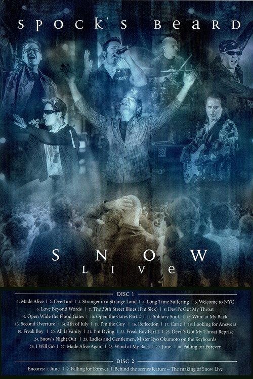 Spock's Beard: Snow Live 2017 official movie poster