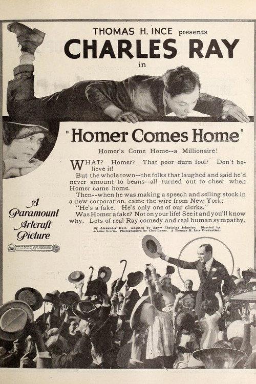 Homer Comes Home 1920 official movie poster