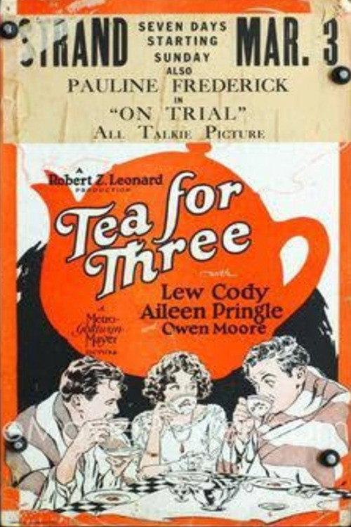 Tea For Three 1927 official movie poster
