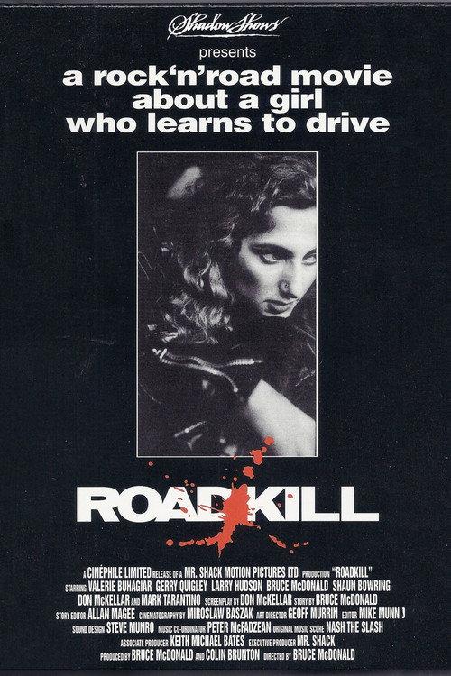 Roadkill 1989 official movie poster