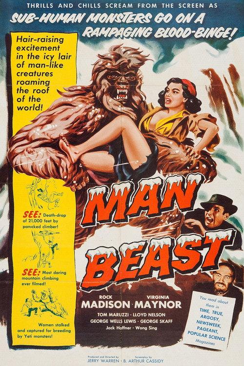 Man Beast 1956 official movie poster