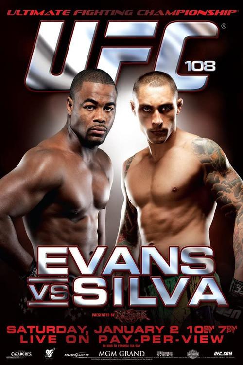 UFC 108: Evans vs. Silva 2010 official movie poster