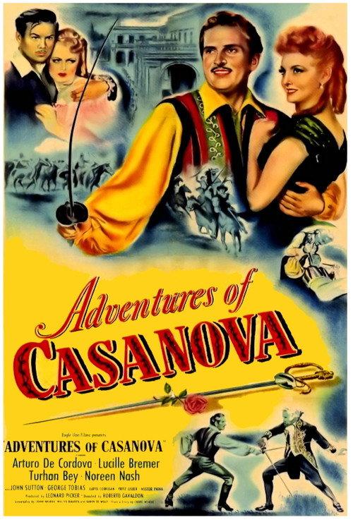 Adventures of Casanova 1948 official movie poster