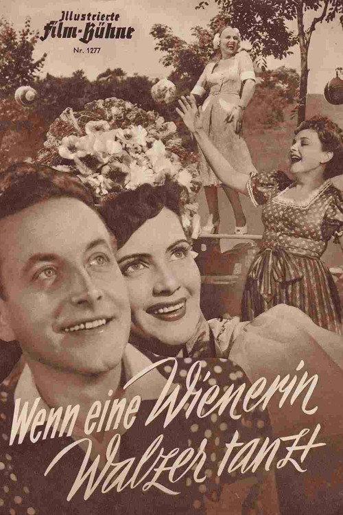 Wenn eine Wienerin Walzer tanzt 1951 official movie poster