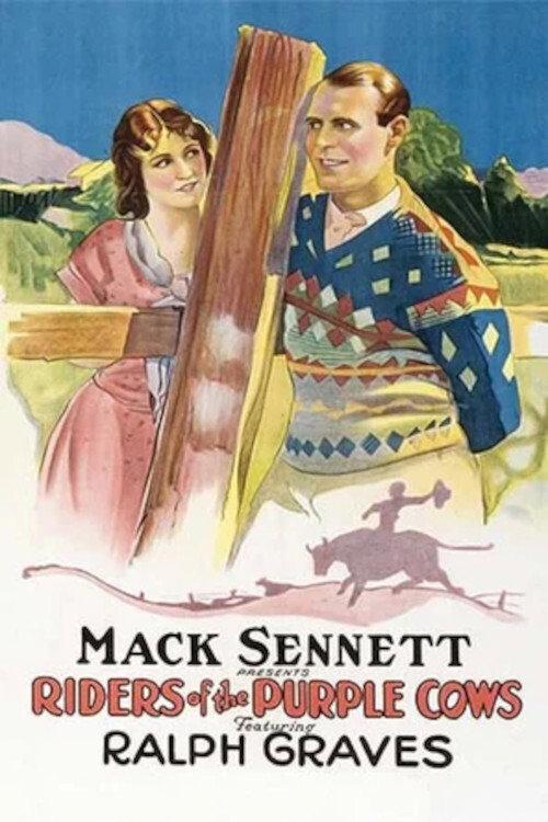 Riders of the Purple Cows 1924 official movie poster