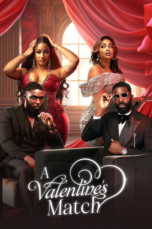 A Valentine's Match 2025 official movie poster