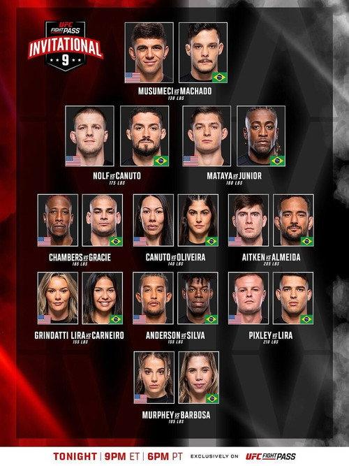 UFC Fight Pass Invitational 9 2024 official movie poster