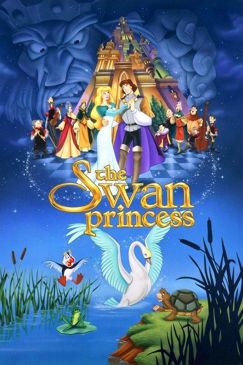 The Swan Princess 1994 official movie poster