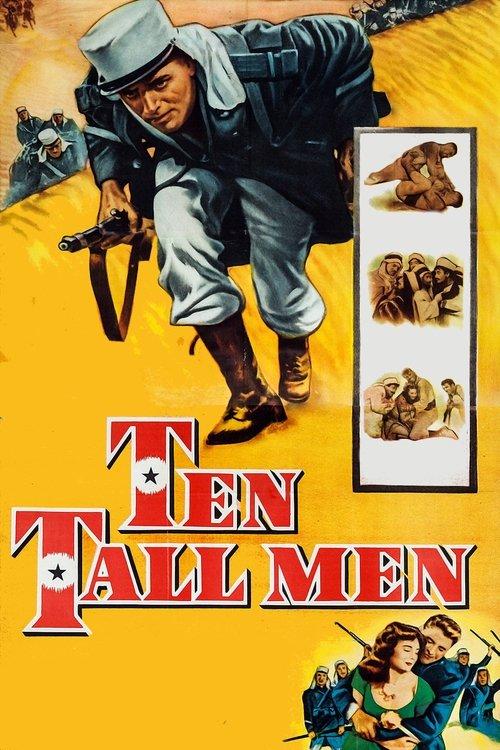 Ten Tall Men 1951 official movie poster