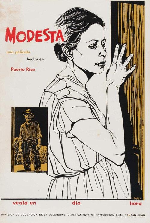 Modesta 1956 official movie poster