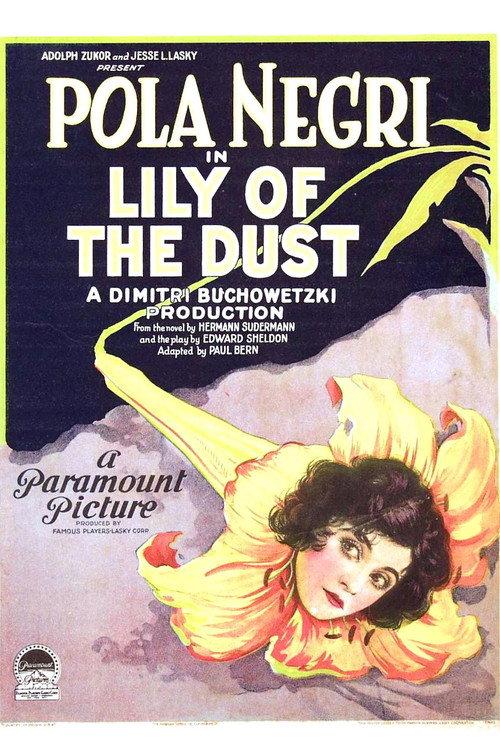 Lily of the Dust 1924 official movie poster