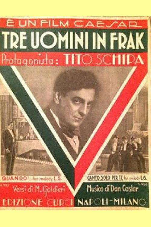 I Sing for You Alone 1933 official movie poster