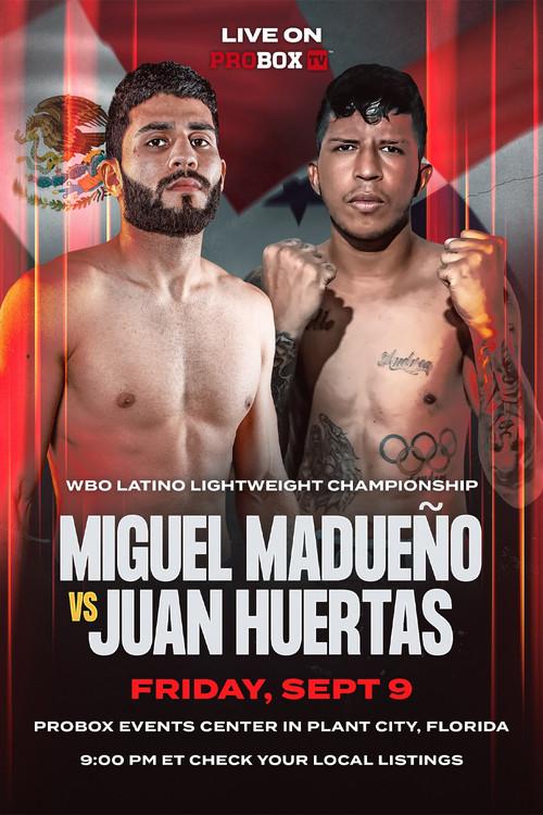 Juan Huertas vs. Miguel Madueno 2022 official movie poster