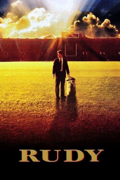 Rudy 1993 official movie poster