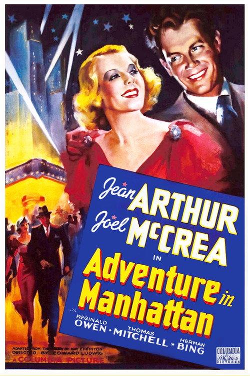 Adventure in Manhattan 1936 official movie poster