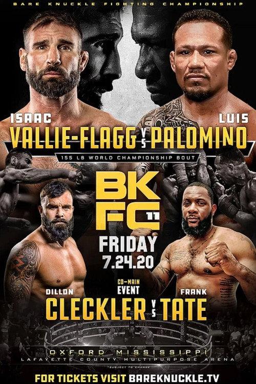 Bare Knuckle Fighting Championship 11 2020 official movie poster