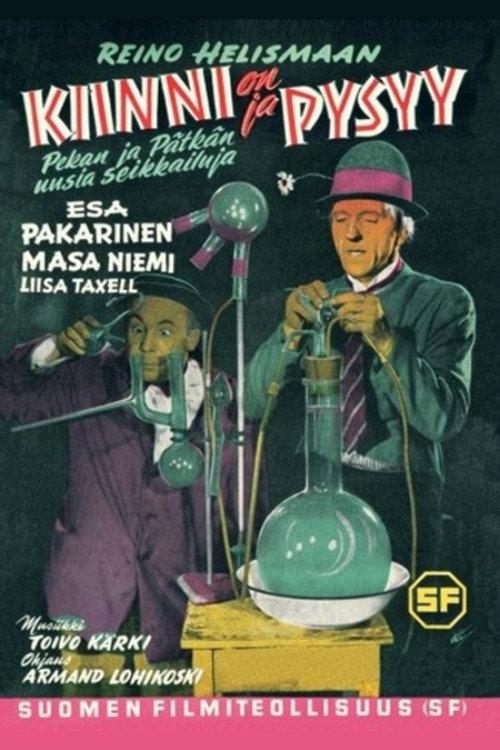 Kiinni on ja pysyy 1955 official movie poster