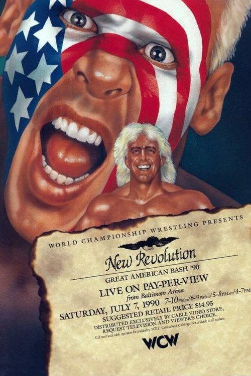 WCW The Great American Bash 1990 1990 official movie poster
