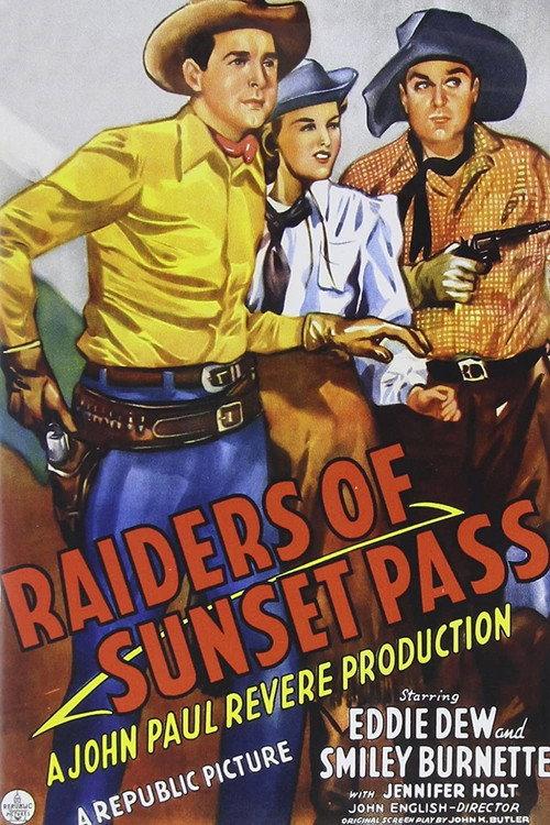 Raiders of Sunset Pass 1943 official movie poster