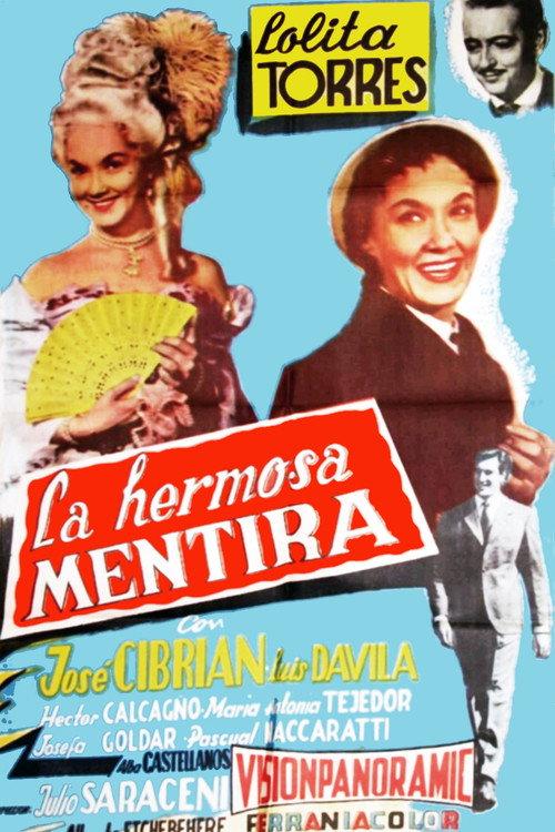 La hermosa mentira 1958 official movie poster