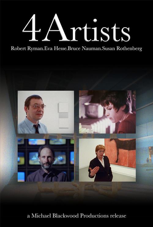 4 Artists: Robert Ryman, Eva Hesse, Bruce Nauman, Susan Rothenberg 1988 official movie poster