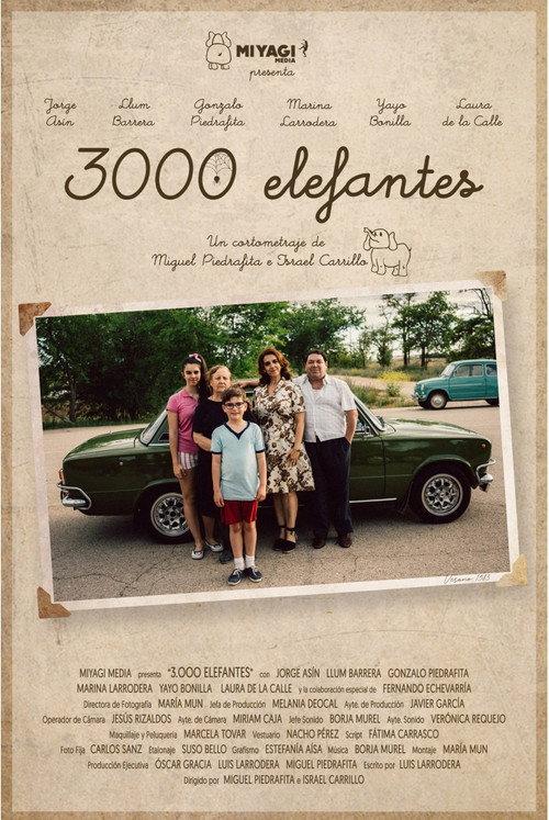 3000 elefantes 2024 official movie poster