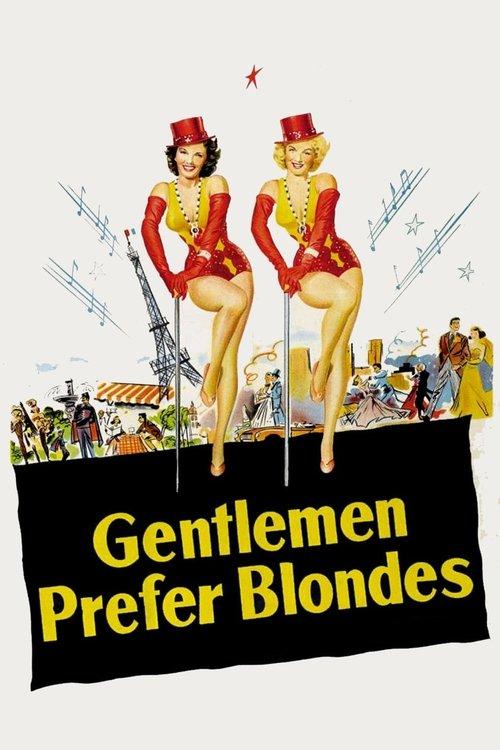 Gentlemen Prefer Blondes 1953 official movie poster