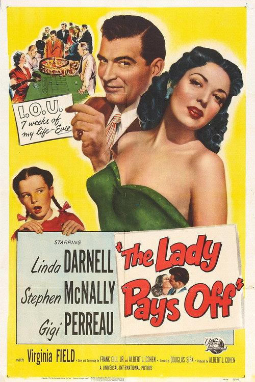 The Lady Pays Off 1951 official movie poster
