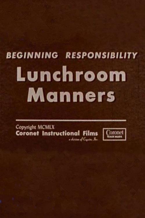 Lunchroom Manners 1960 official movie poster