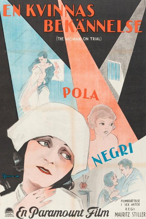 The Woman on Trial 1927 official movie poster