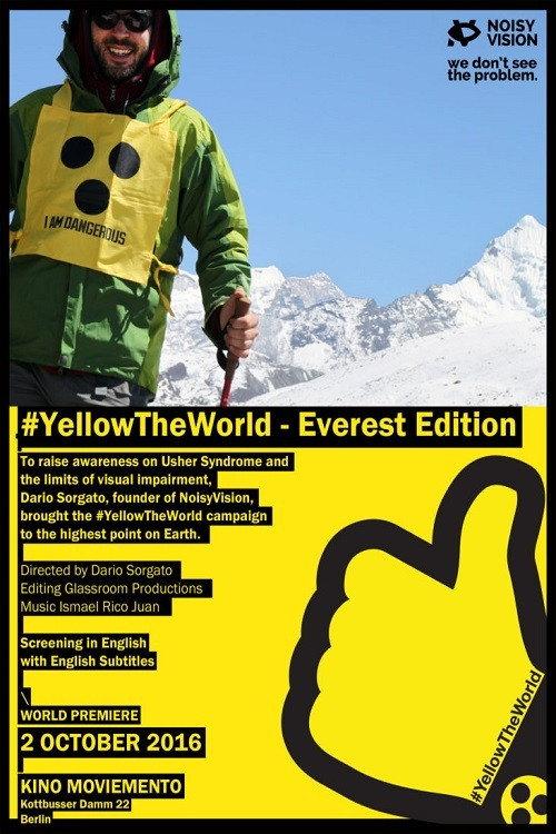 #YellowTheWorld - Everest Edition 2017 official movie poster